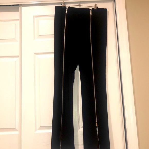 Zara Pants - Zara black pants with zippers size XL